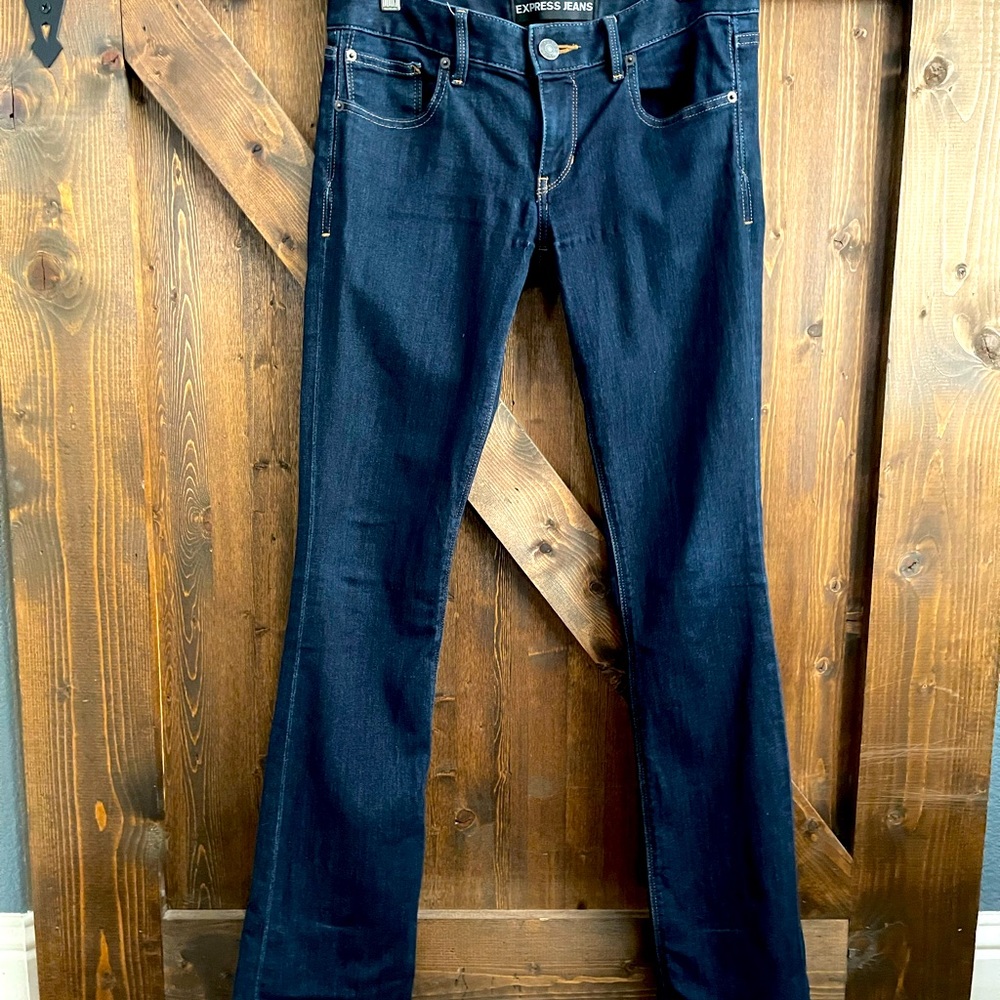 Express Barely Boot Low Rise Jean - Size 4